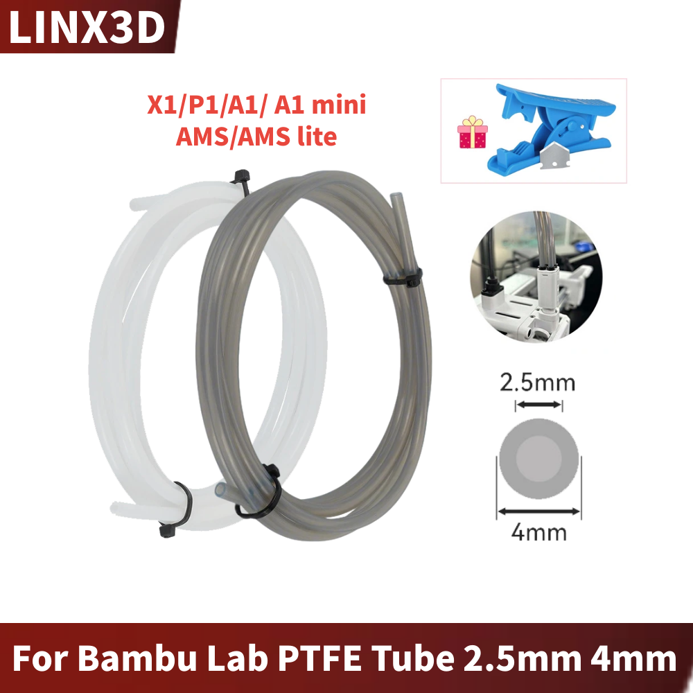 3D Printing Bambu Lab - Für Bambu Lab P1P/P1S/X1/X1C PTFE-Schlauch 2,5