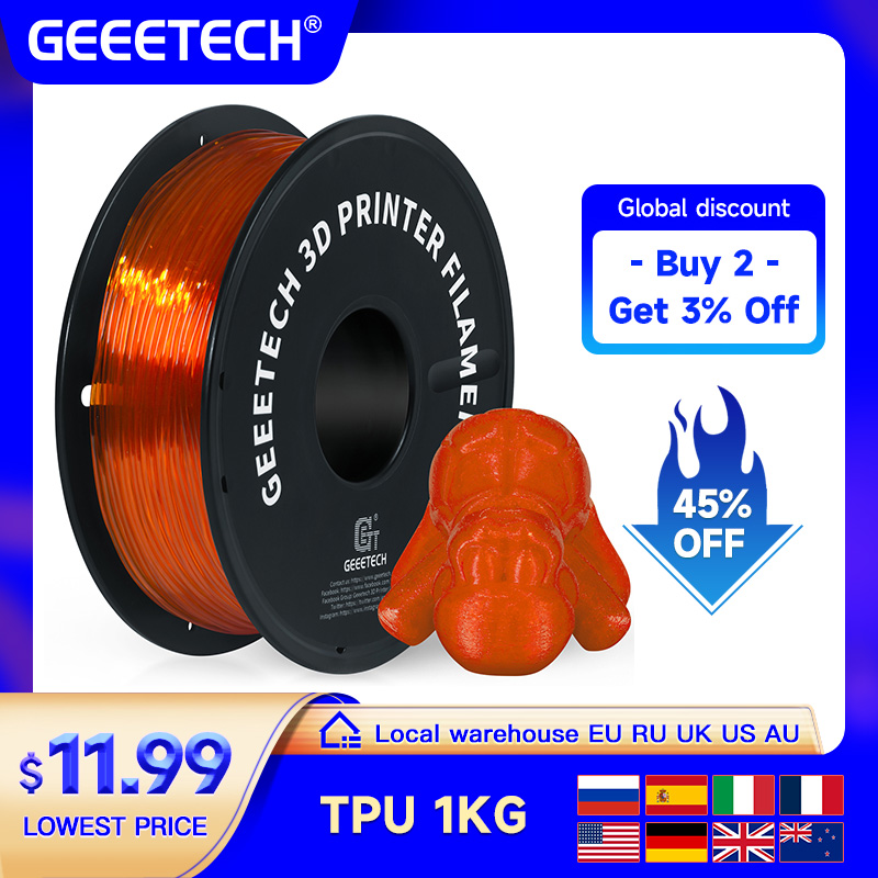 GEEETECH TPU 3D-Drucker, flexi – 3D Printing Nylon Bewertung und Preis