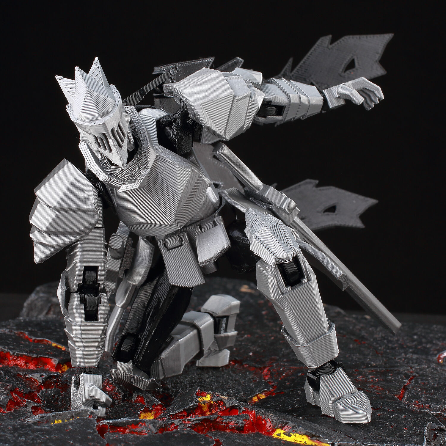 ​ 9L3D Lucky13 Silver Knight R – 3D Printing Online Service Bewertung und Preis